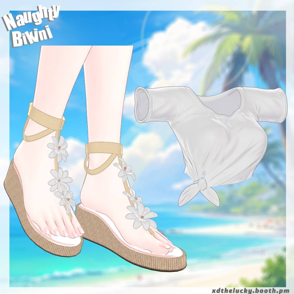 2.0!【Naughty Bikini】水をかけるとスケスケになちゃう