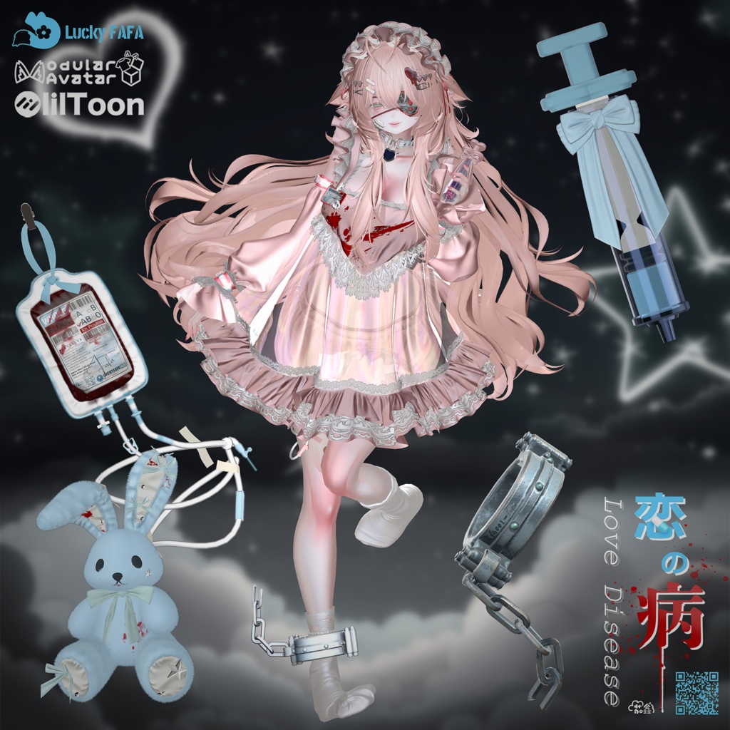 SALE 衣装❤Love Disease 恋の病❤16アバター対応