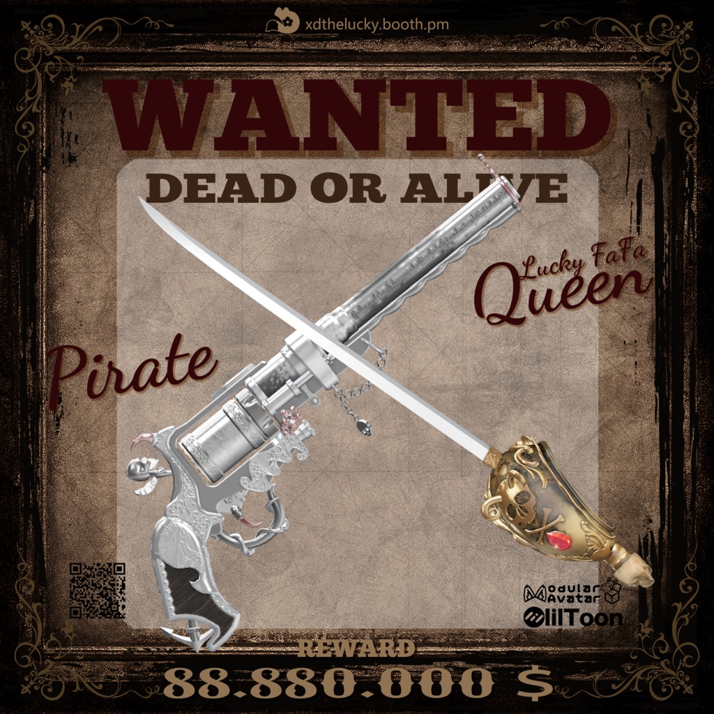 👑Pirate Queen👑18 Avatar 对应!海賊女王!