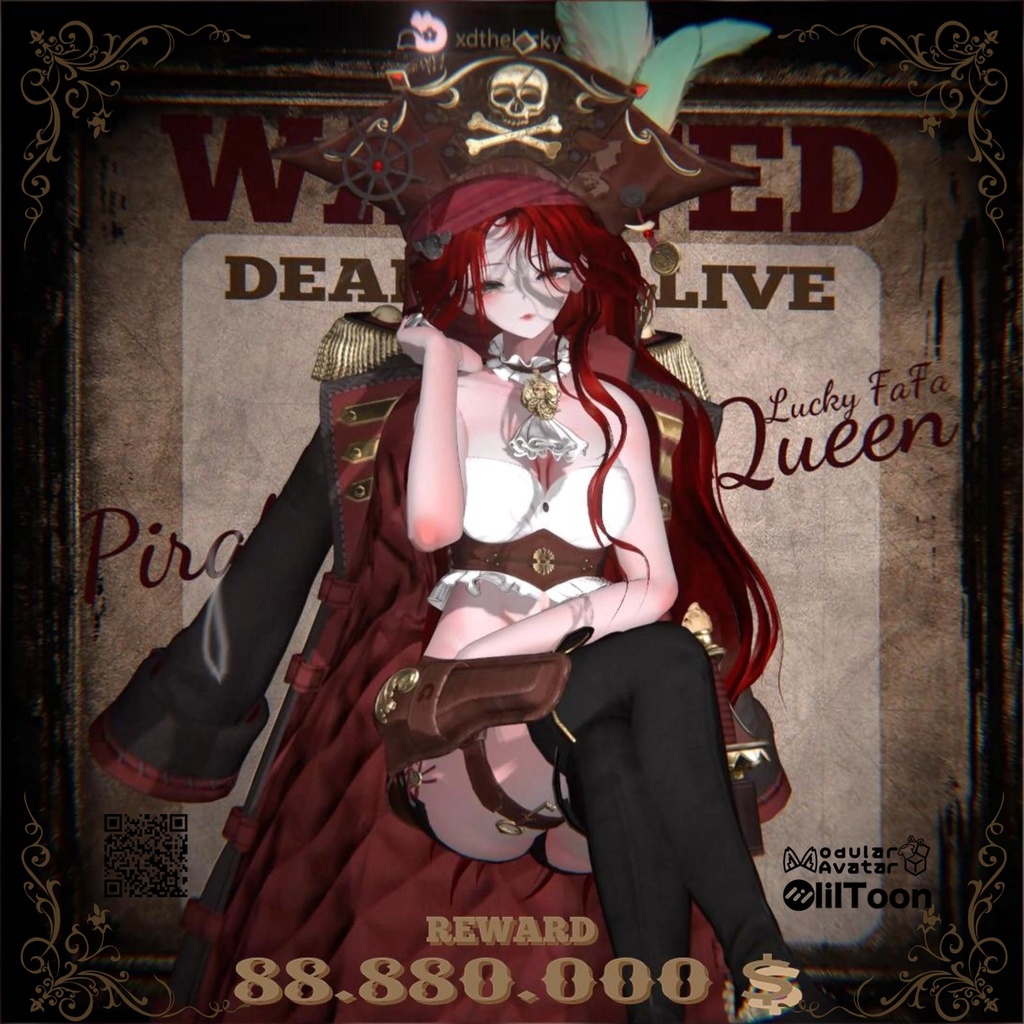 👑Pirate Queen👑18 Avatar 对应!海賊女王!