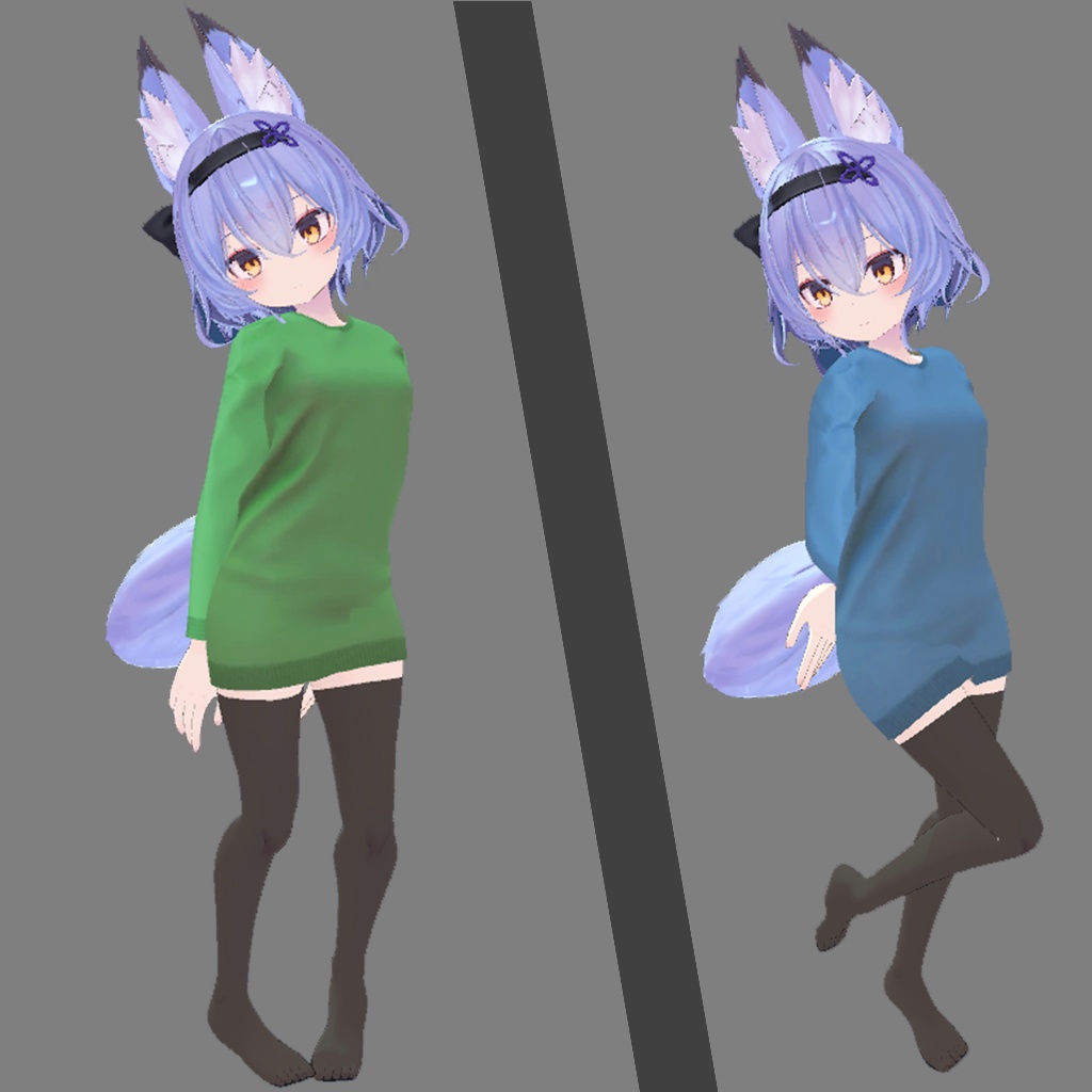 衣装モデル「ユウコさん」「セーター」