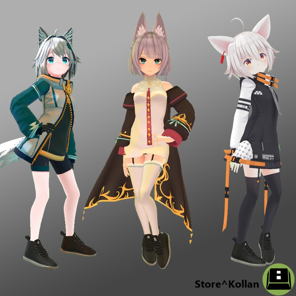 様々なオリジナルモデル「靴」のコスチュームモデル (Shoes for Multiple Models)