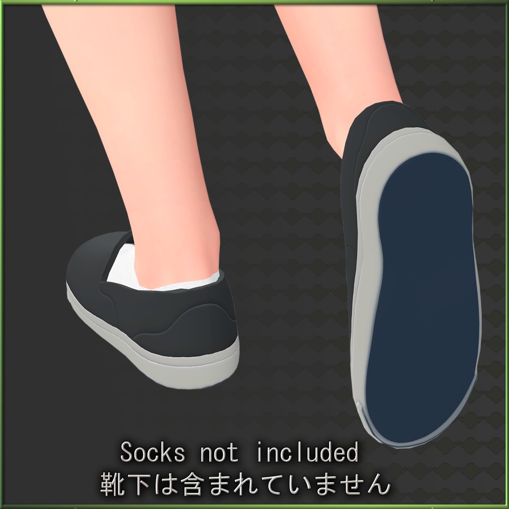 Slip On Tennis Shoes スリップオン テニスシューズ for Moe/萌, Kikyo/桔梗, Selestia/セレスティア, Maya/舞夜, and Rindo/竜胆