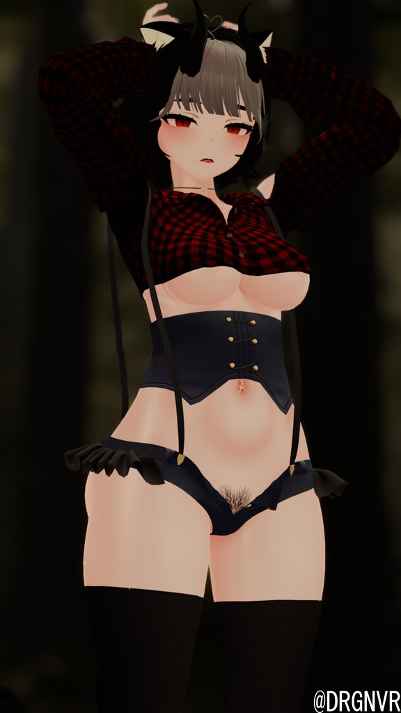 ストラップ付きの衣装 (costume with straps)