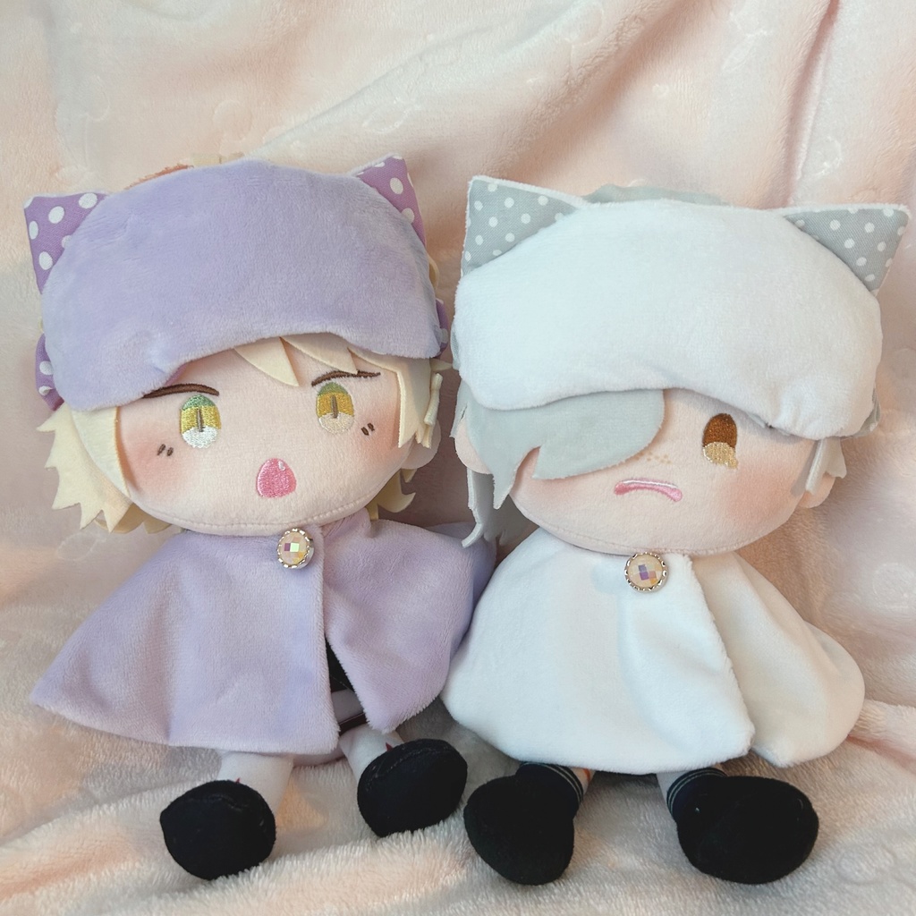 アイマスクとケープのおやすみセット(ねこ)