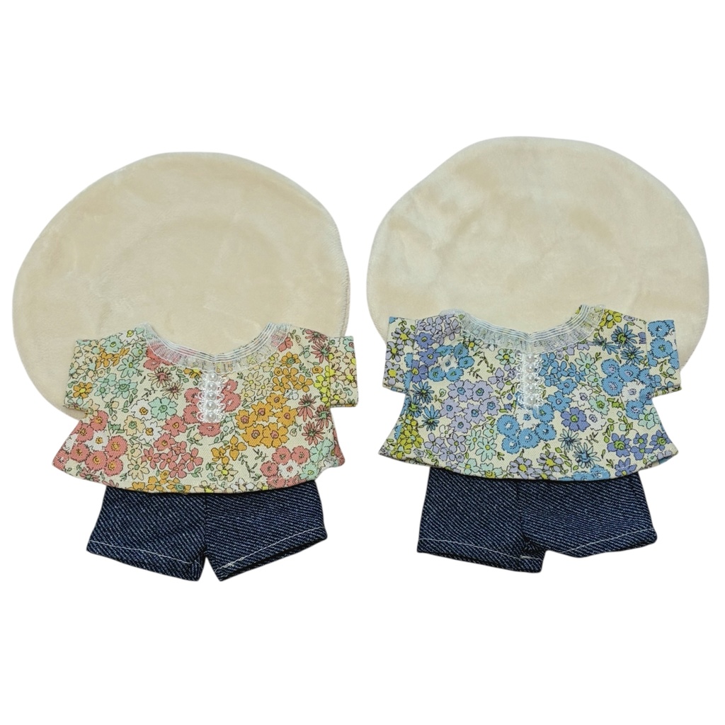 小花柄お洋服の3点セット