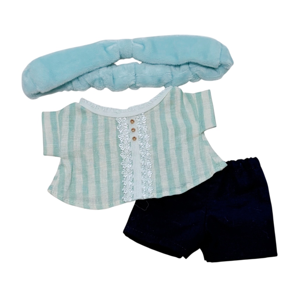 ストライプ柄お洋服3点セット