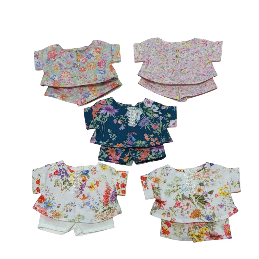 花柄シャツとズボンの2点セット