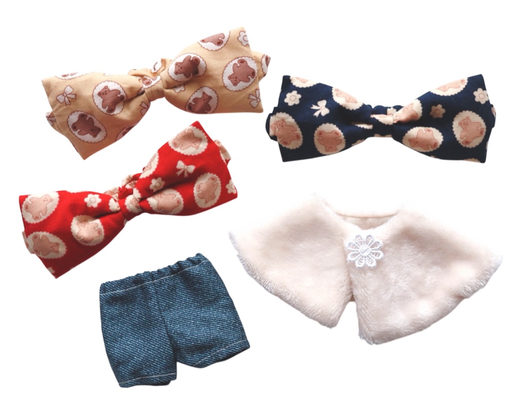 くまさんリボンの3点セット