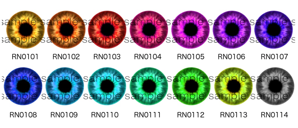 【鮎】レジンアイ22mmRN01シリーズ