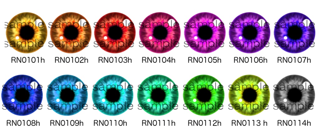 【鮎】レジンアイ22mm RN01hシリーズ