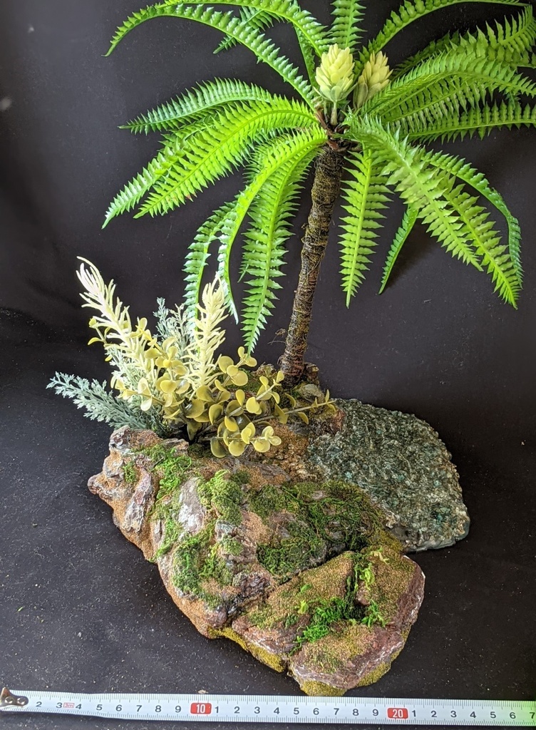 暴竜降臨(ジオラマベース付)ティラノサウルス・イグアノドン・トラコドン・アンキロサウルス