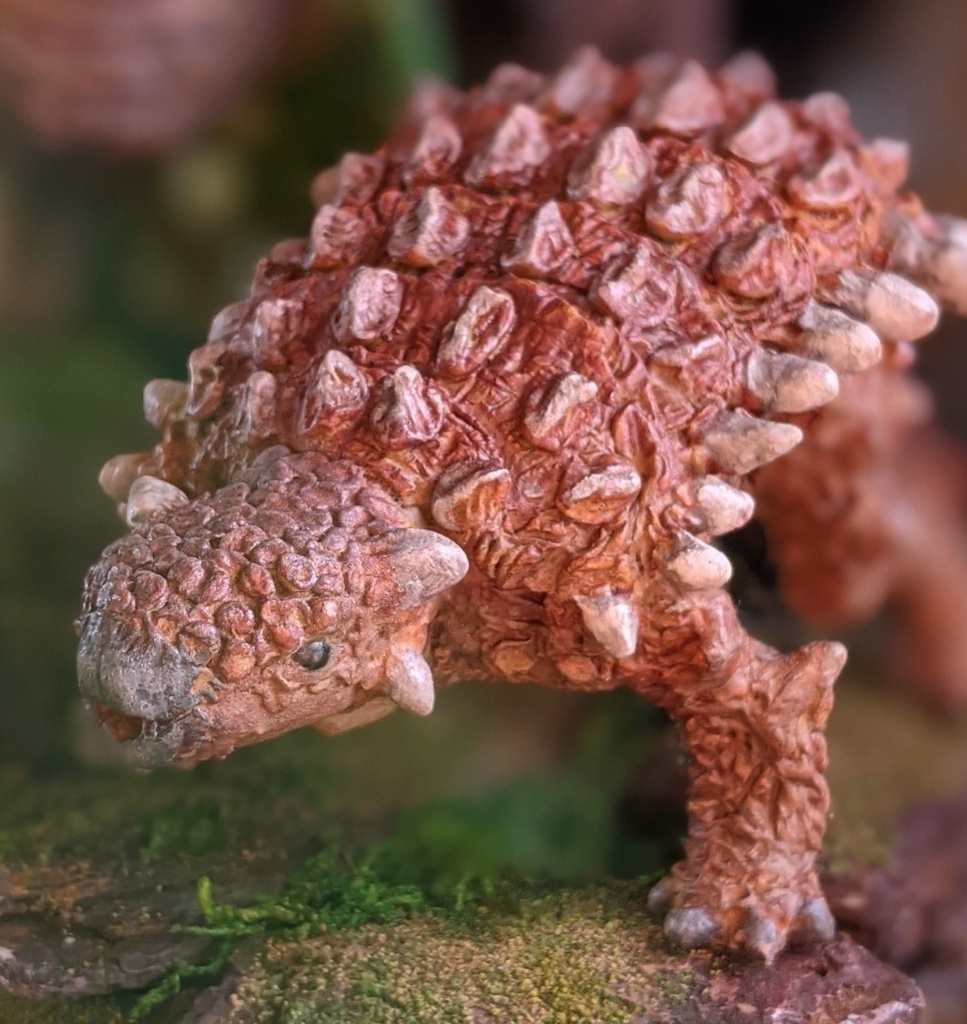 暴竜降臨(ジオラマベース付)ティラノサウルス・イグアノドン・トラコドン・アンキロサウルス