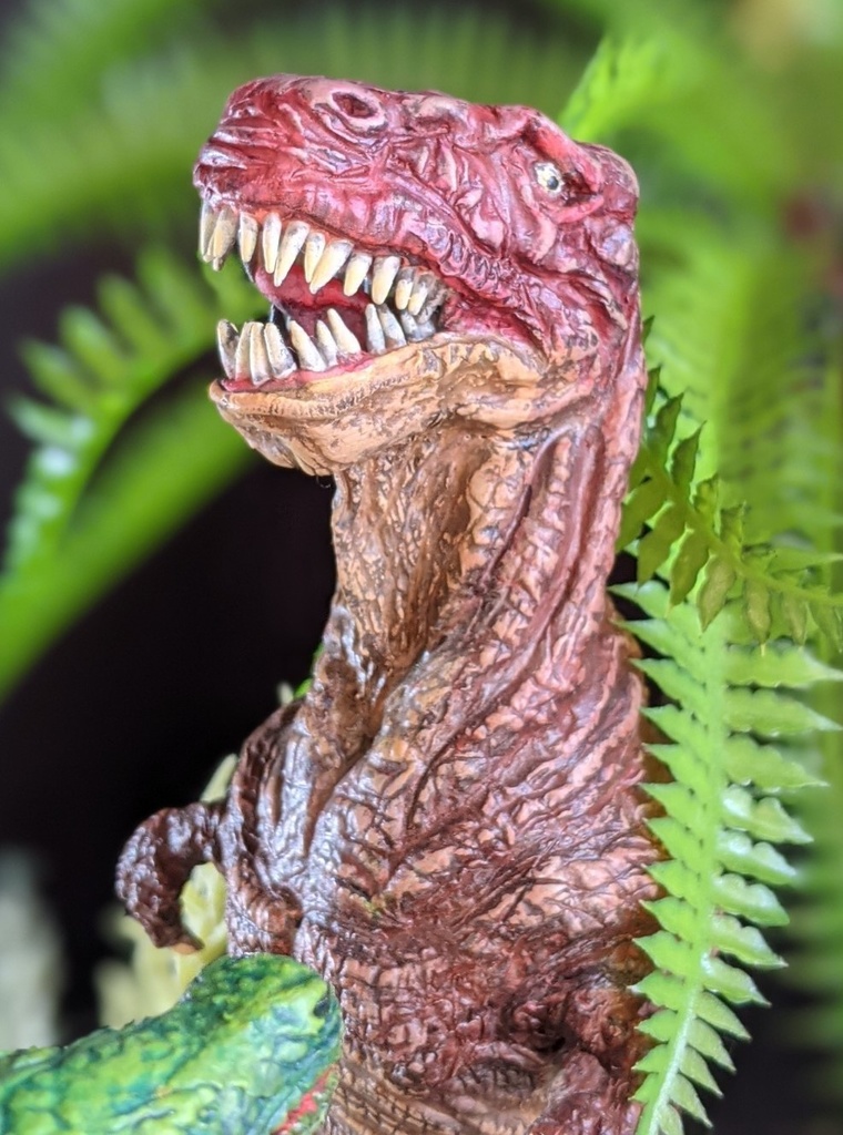 暴竜降臨(ジオラマベース付)ティラノサウルス・イグアノドン・トラコドン・アンキロサウルス