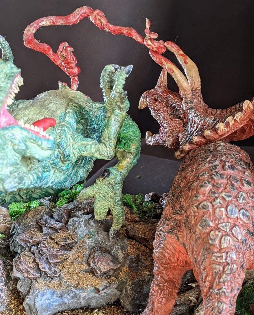 角竜無双(ジオラマベース付)トリケラトプス・ケラトサウルス