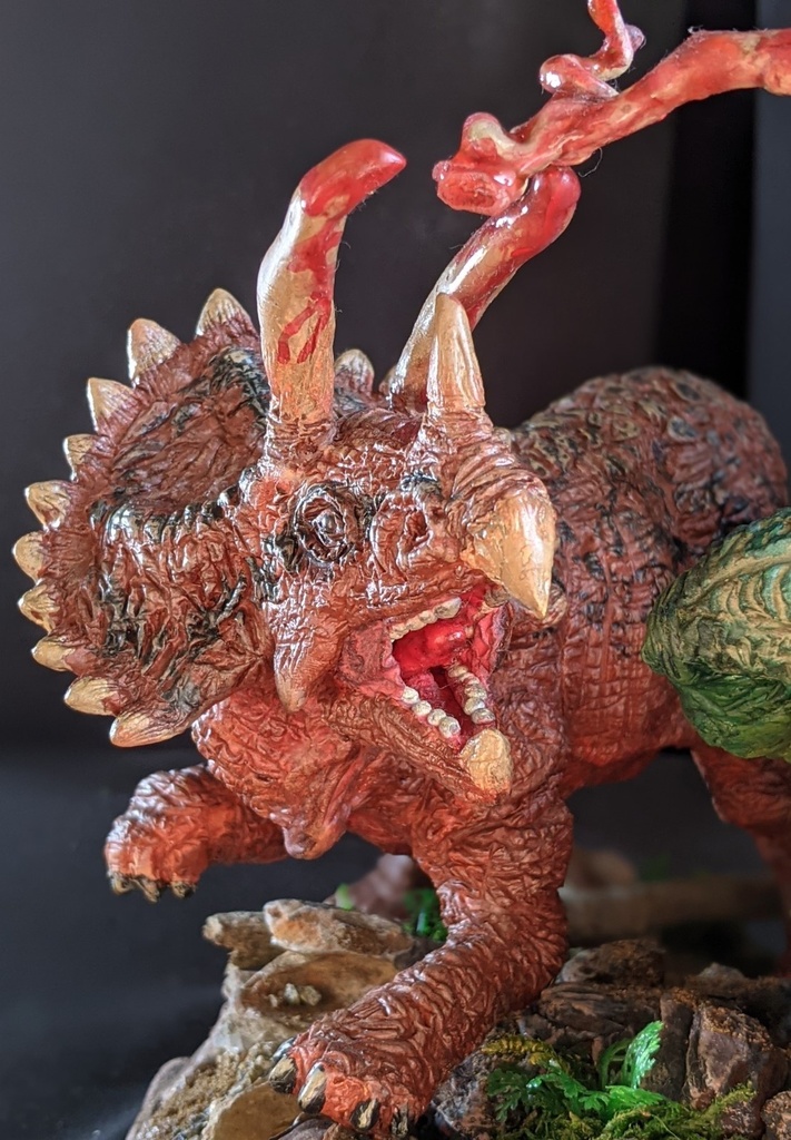 角竜無双(ジオラマベース付)トリケラトプス・ケラトサウルス