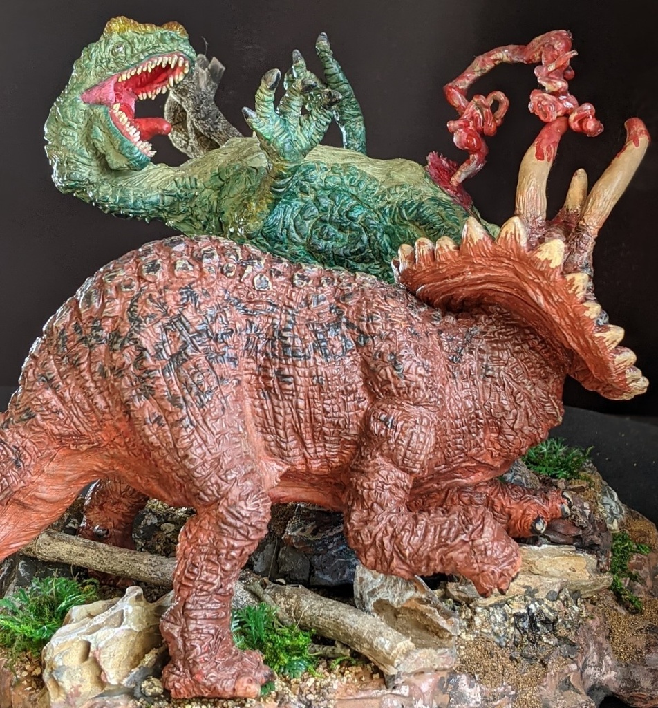 角竜無双(ジオラマベース付)トリケラトプス・ケラトサウルス