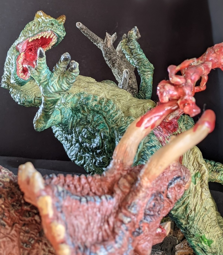 角竜無双(ジオラマベース付)トリケラトプス・ケラトサウルス