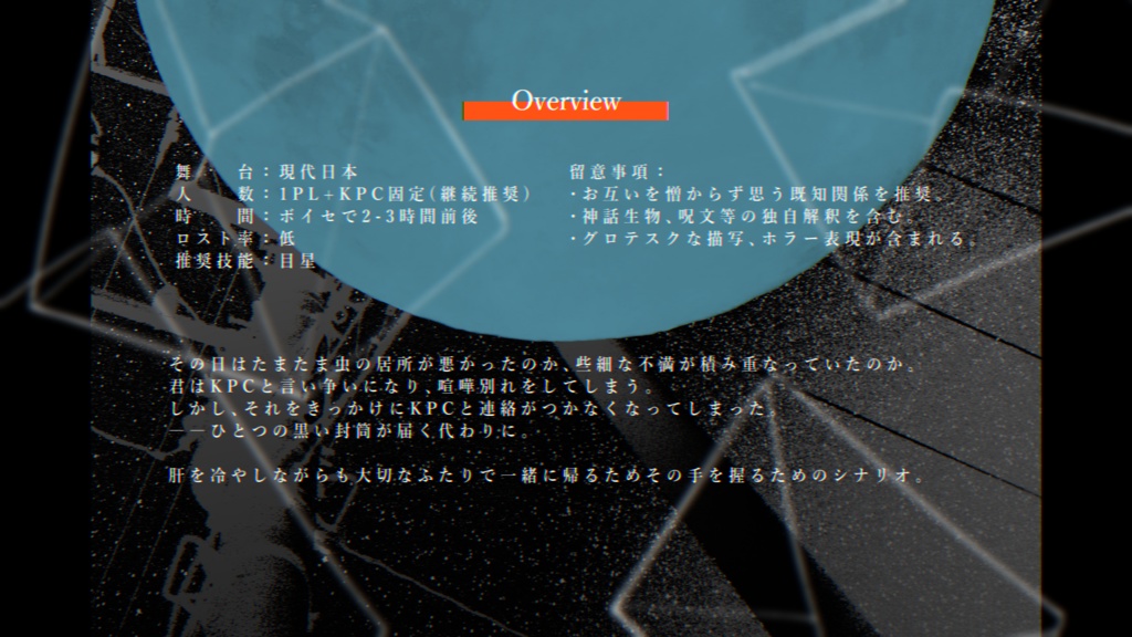 【CoC】おまえを見舞うよる。