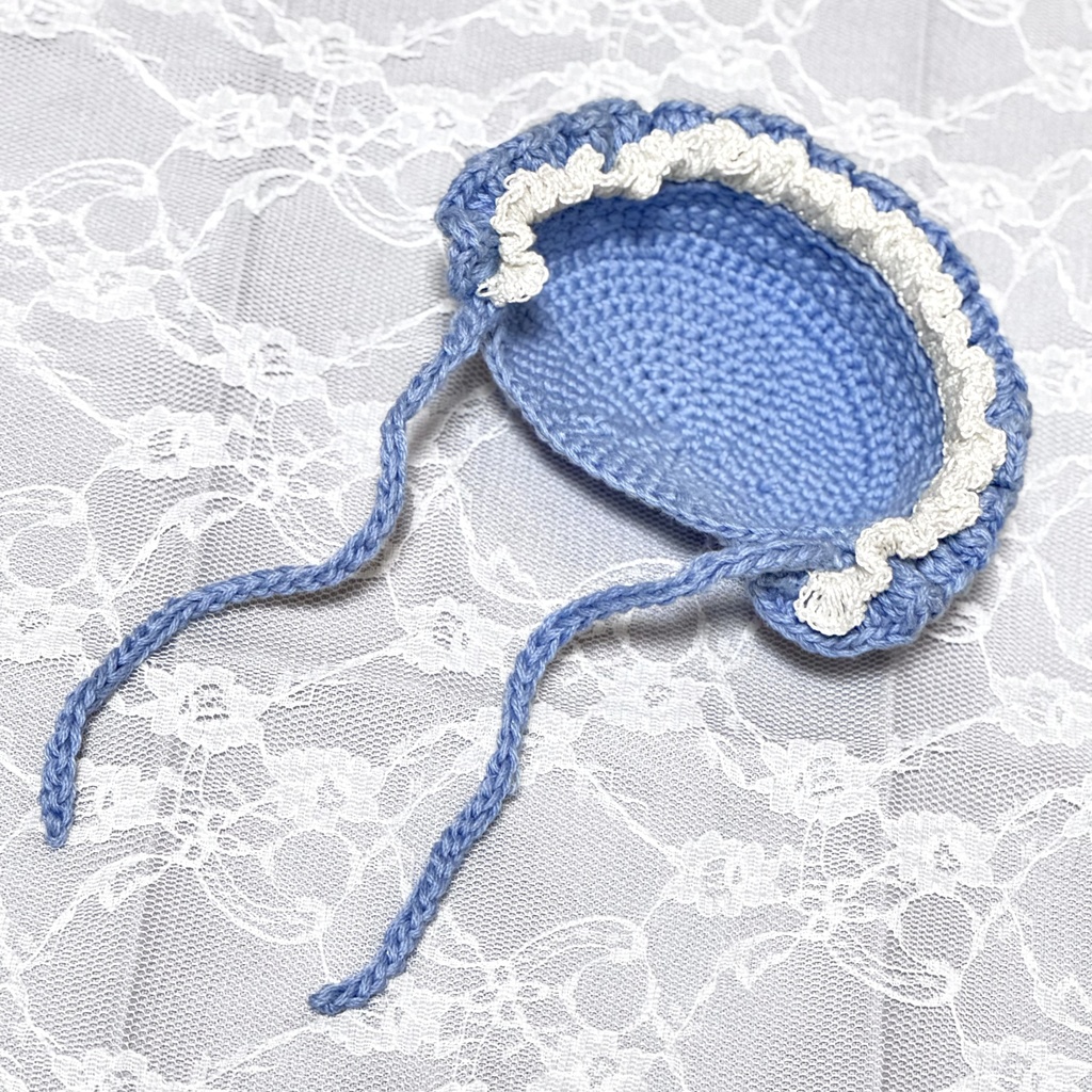 double frill bonnet ˖⁺‧₊˚