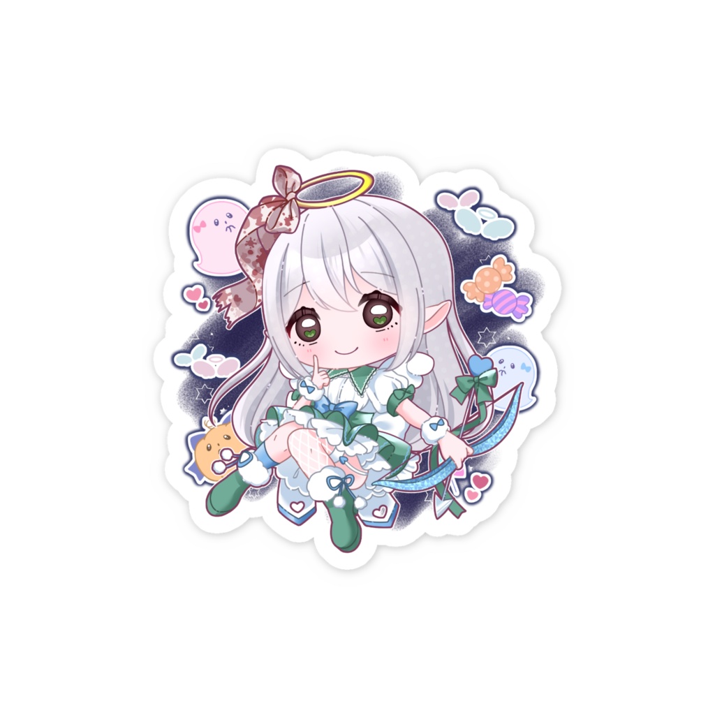 【さくかり】ハロウィンさくちゃんステッカー