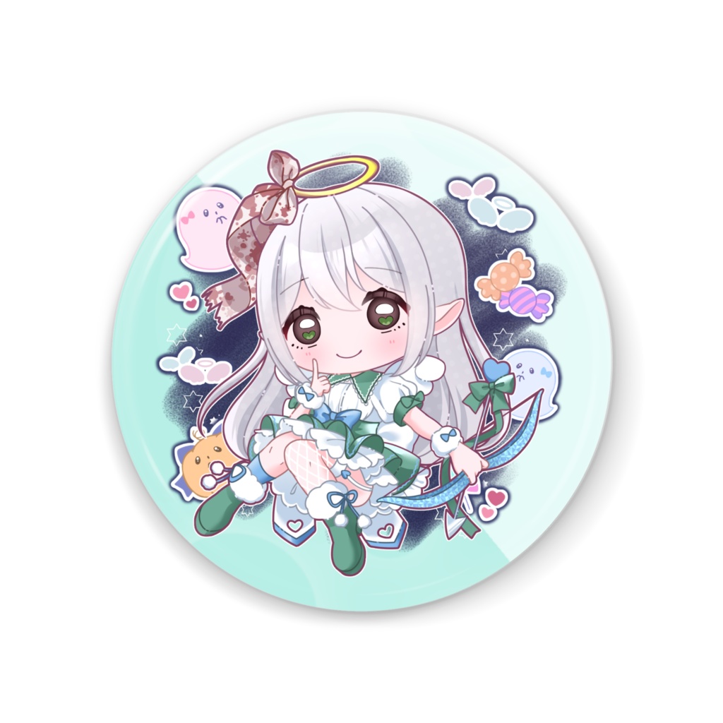 【さくかり】ハロウィンさくちゃん缶ミラー