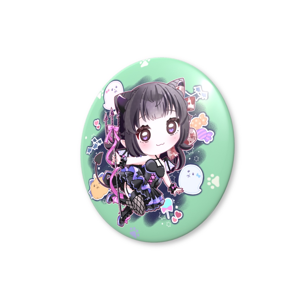 【さくかり】ハロウィンカリンチャ缶バッチ