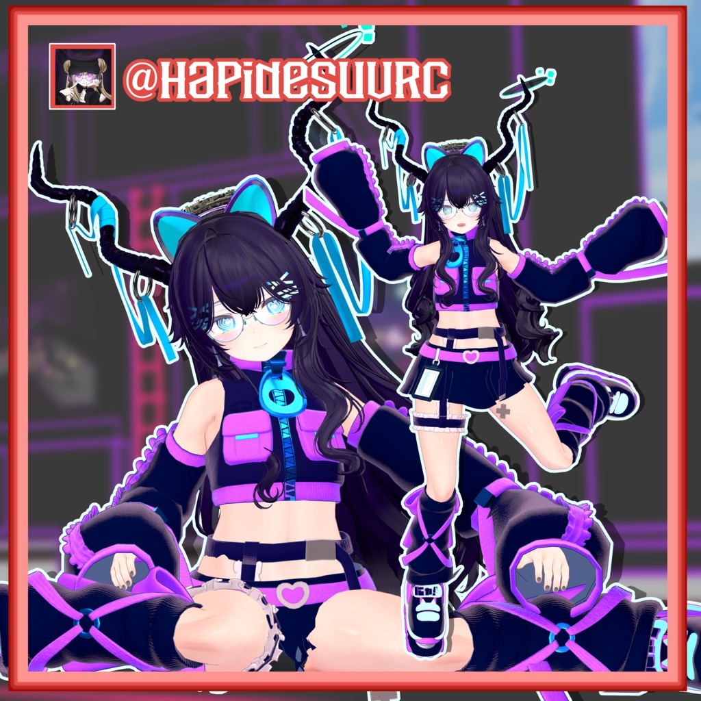 Twisted Kudu Horn/ツイステッド・クーズーホーン【VRChat】