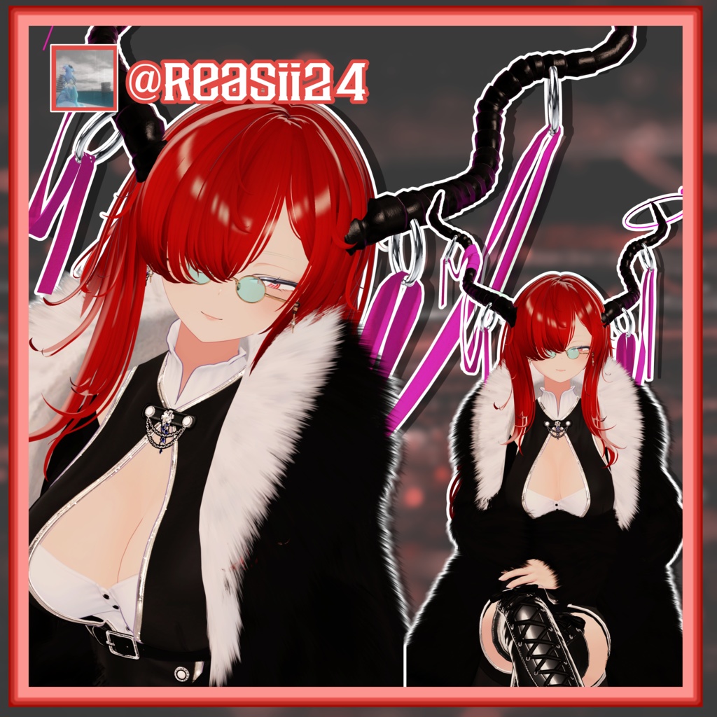 Twisted Kudu Horn/ツイステッド・クーズーホーン【VRChat】