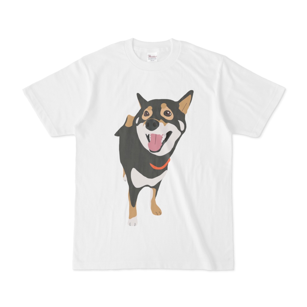 喜び黒柴tシャツ 柴犬とイラストショップ Booth