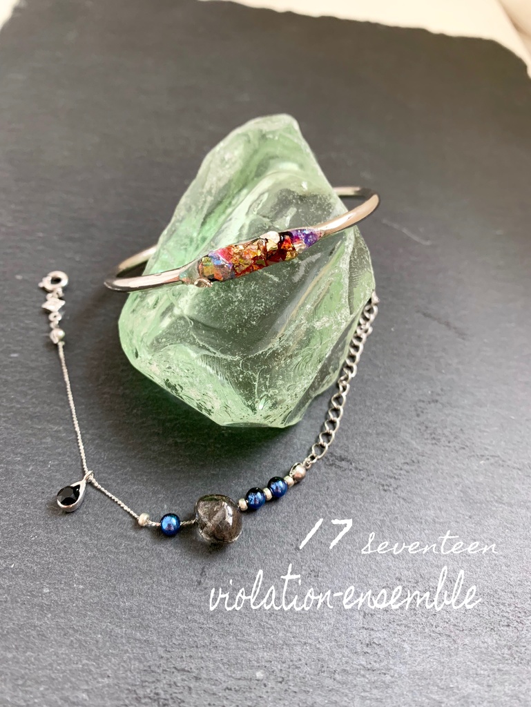 「17」bracelet set &necklace