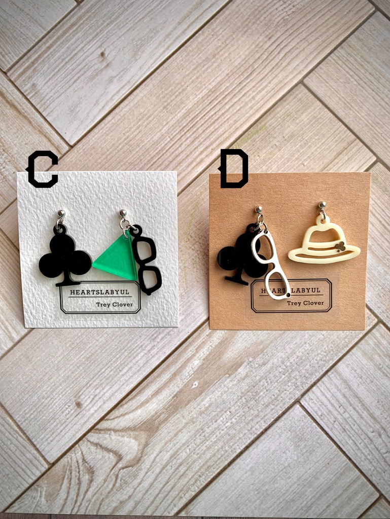 Acryl Clover & Rose Riddle & Kanippola & Sbeq