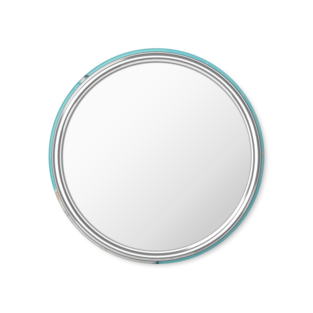 わんちゃんミラー(ブルー)