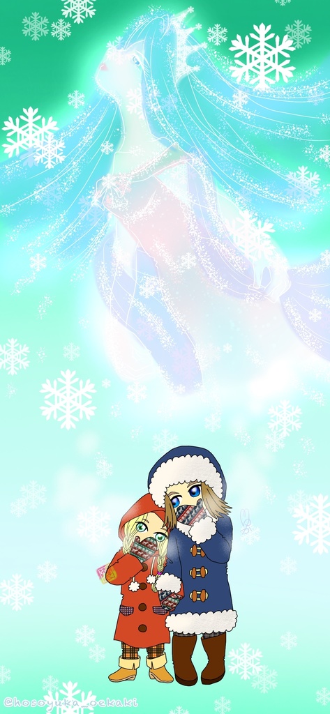 iPhone端末サイズ壁紙 雪の女王