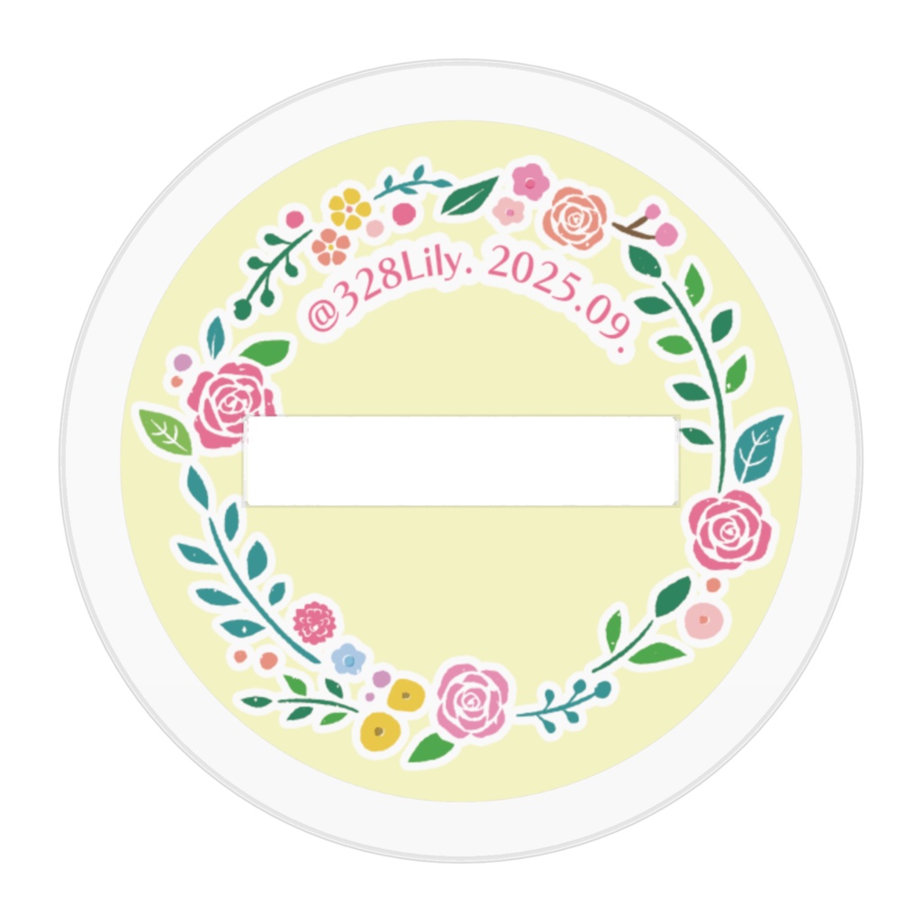 【三葉リリィ】アクリルスタンド 一枚絵《ハフアニ記念》