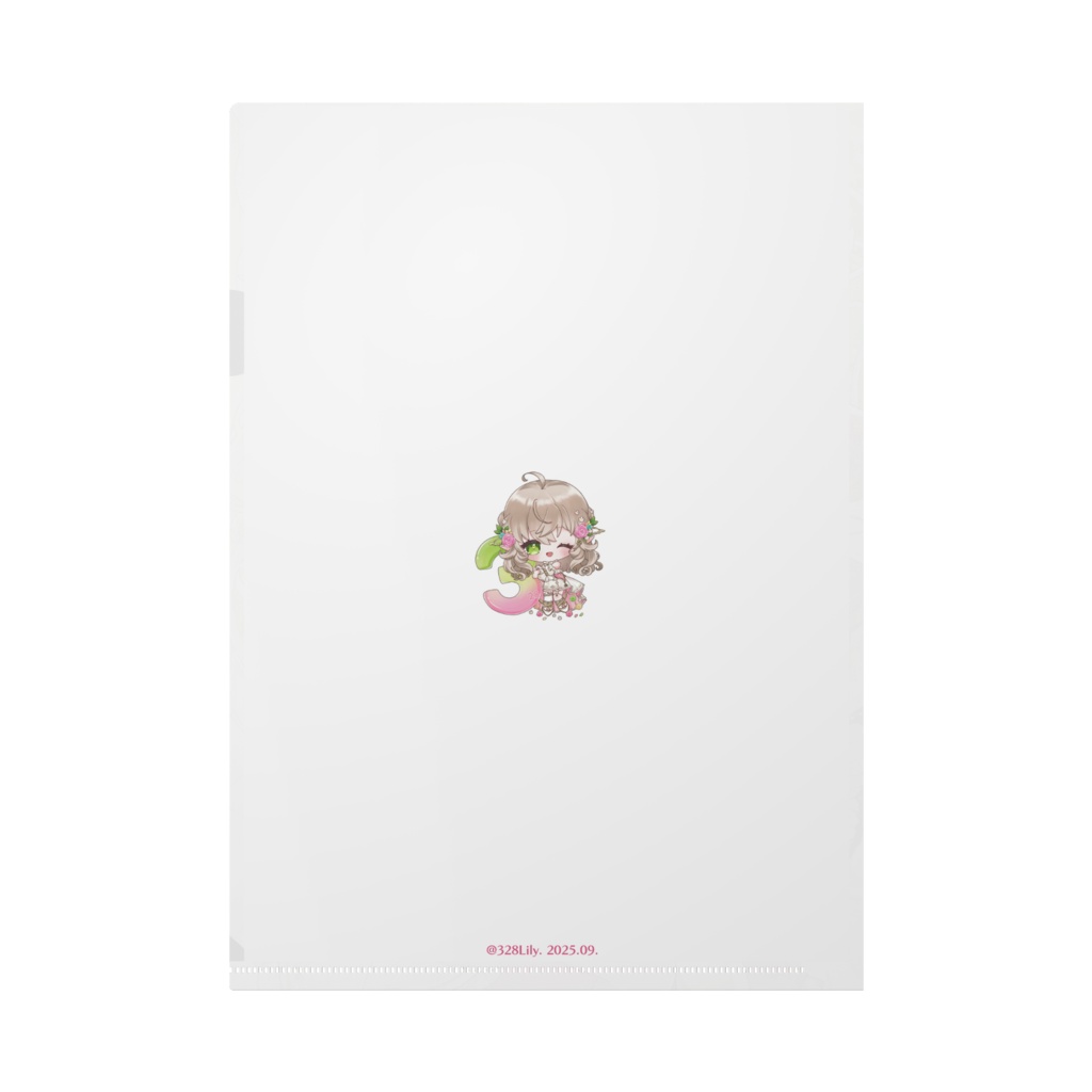 【三葉リリィ】クリアファイル《ハフアニ記念》