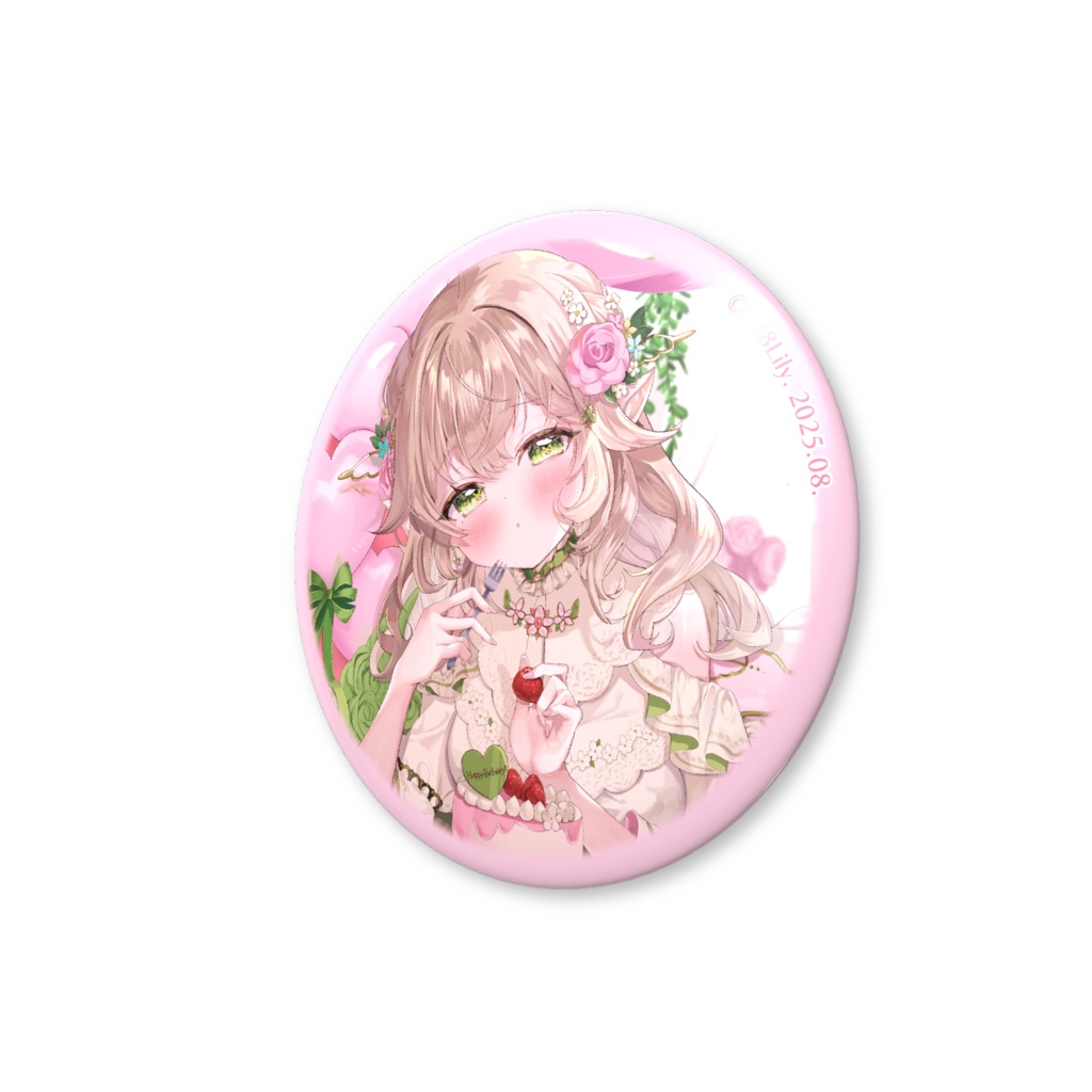 【三葉リリィ】缶バッジ《誕生日2025》
