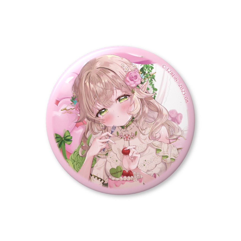 【三葉リリィ】缶バッジ《誕生日2025》