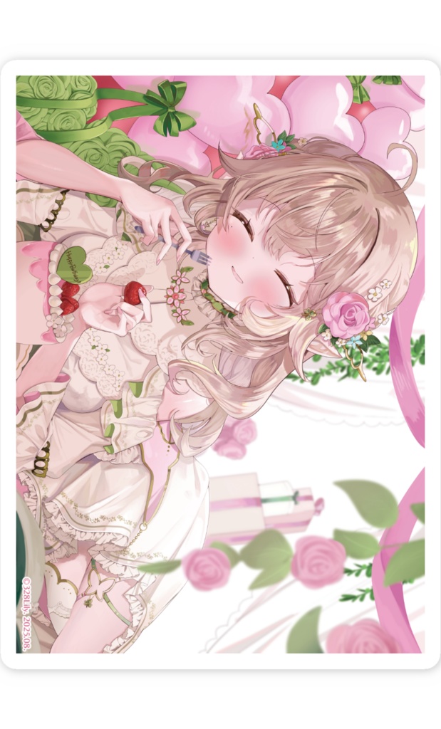 【三葉リリィ】スマホステッカー《誕生日2025》