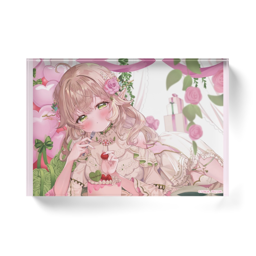 【三葉リリィ】アクリルブロック《誕生日2025》