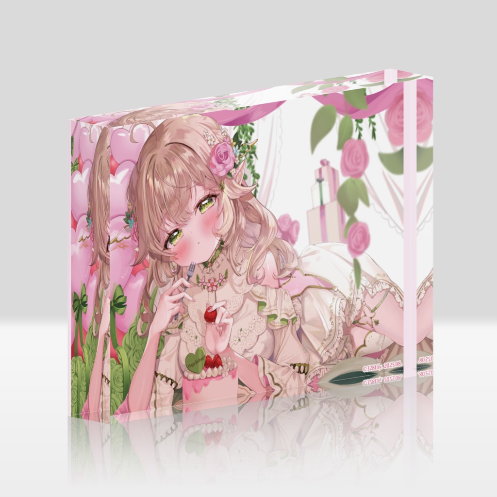 【三葉リリィ】アクリルブロック《誕生日2025》