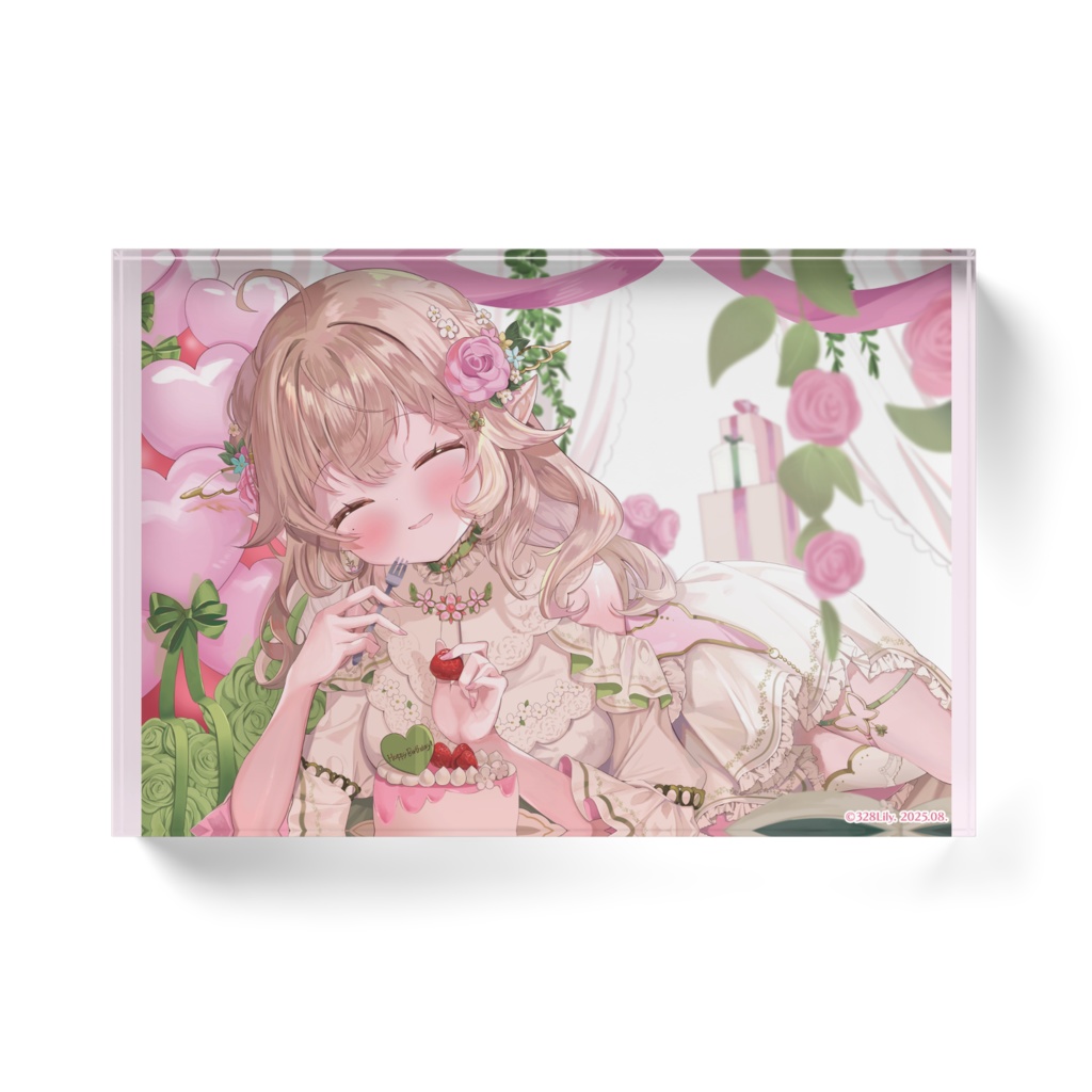 【三葉リリィ】アクリルブロック《誕生日2025》