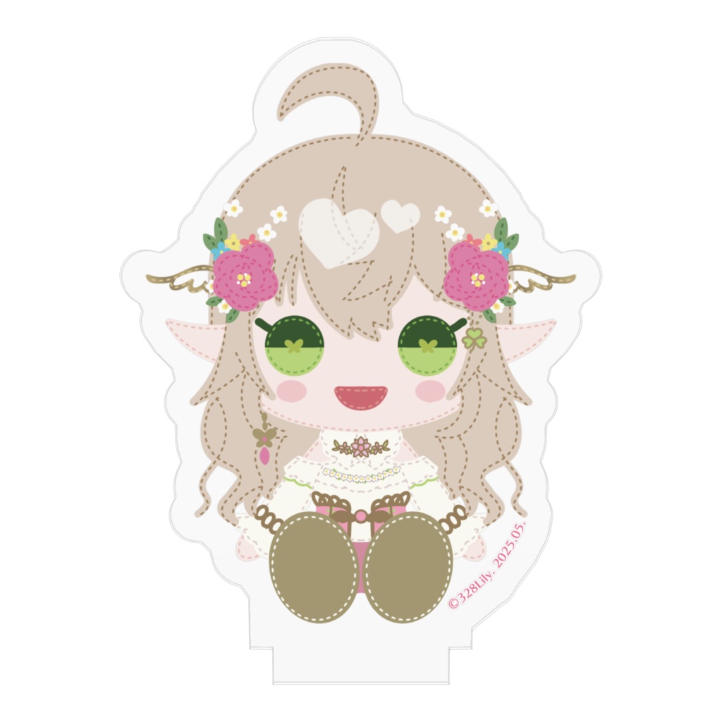 【三葉リリィ】アクリルスタンド《ぬいミニキャラ》