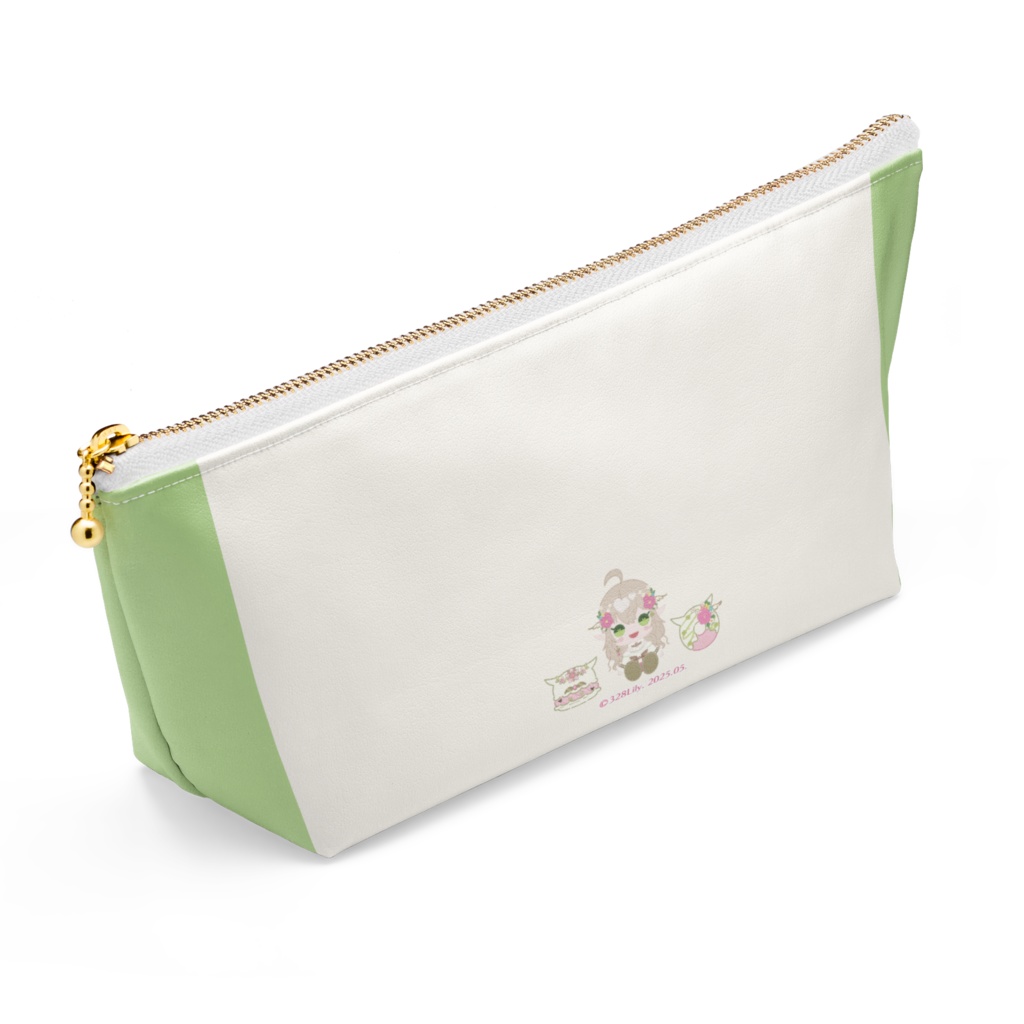 【三葉リリィ】ポーチ《幸せをどうぞ☘》