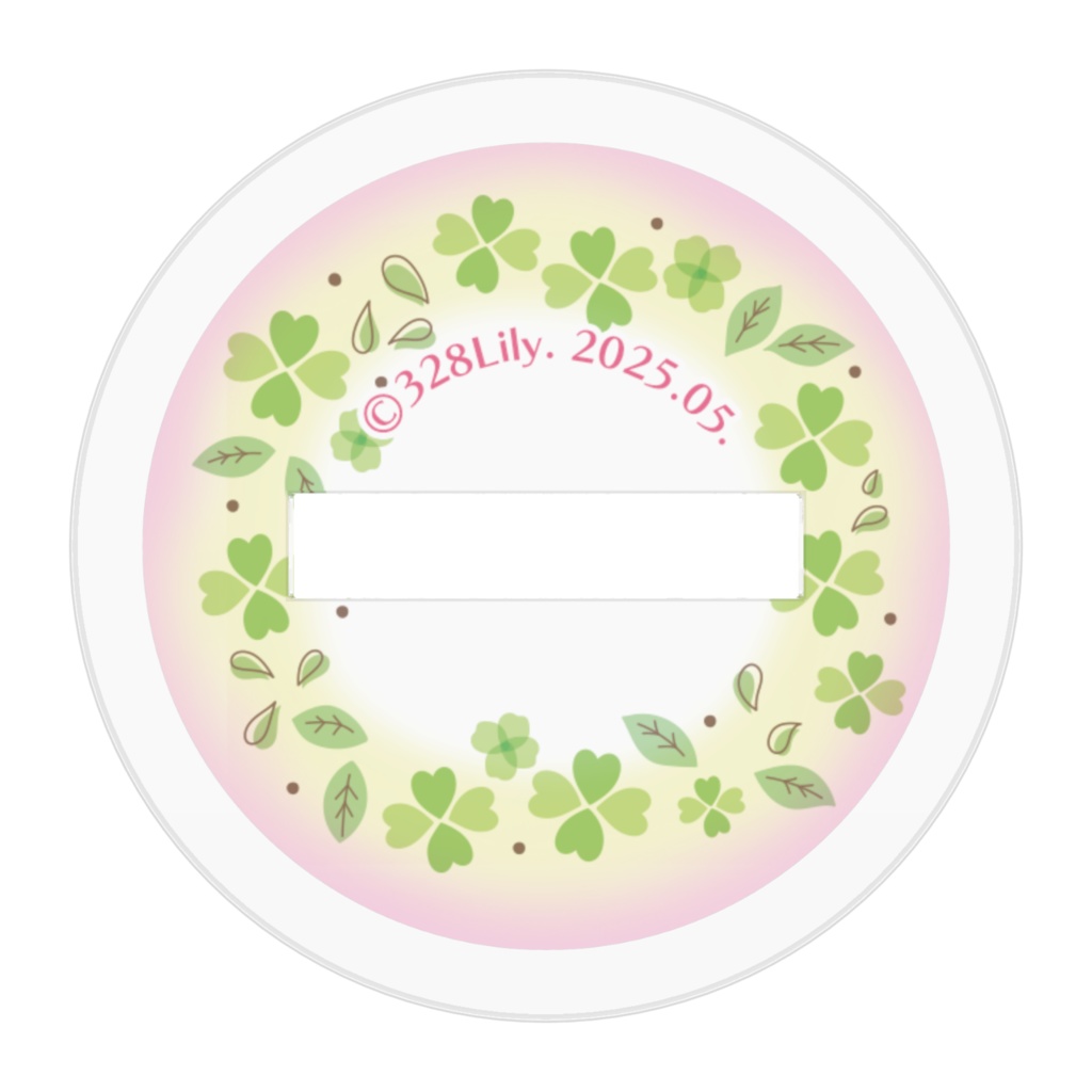 【三葉リリィ】アクリルスタンド一枚絵《幸せをどうぞ☘》