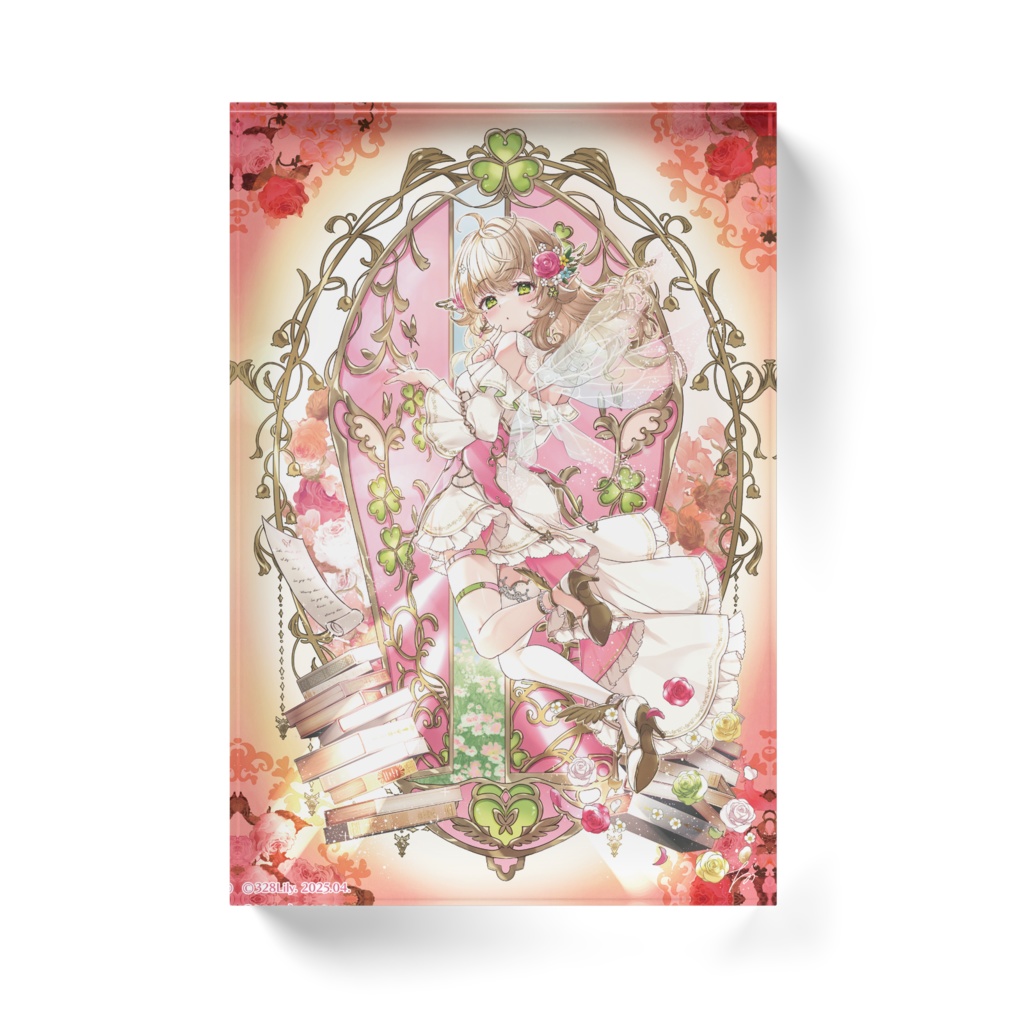 【三葉リリィ】アクリルブロック《妖精界への扉》