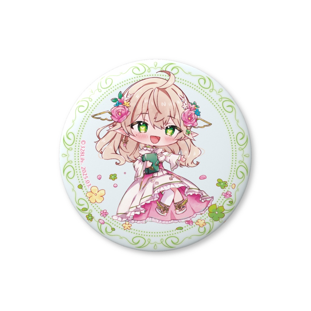 【三葉リリィ】缶バッジ《ミニキャラ》