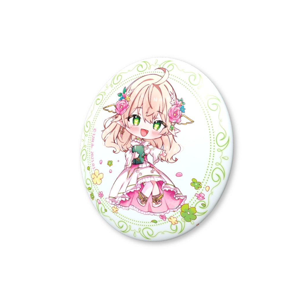 【三葉リリィ】缶バッジ《ミニキャラ》