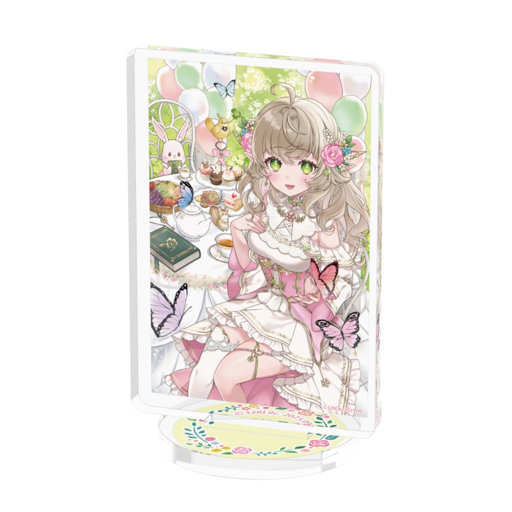 【三葉リリィ】アクリルスタンド 一枚絵《ハフアニ 記念》