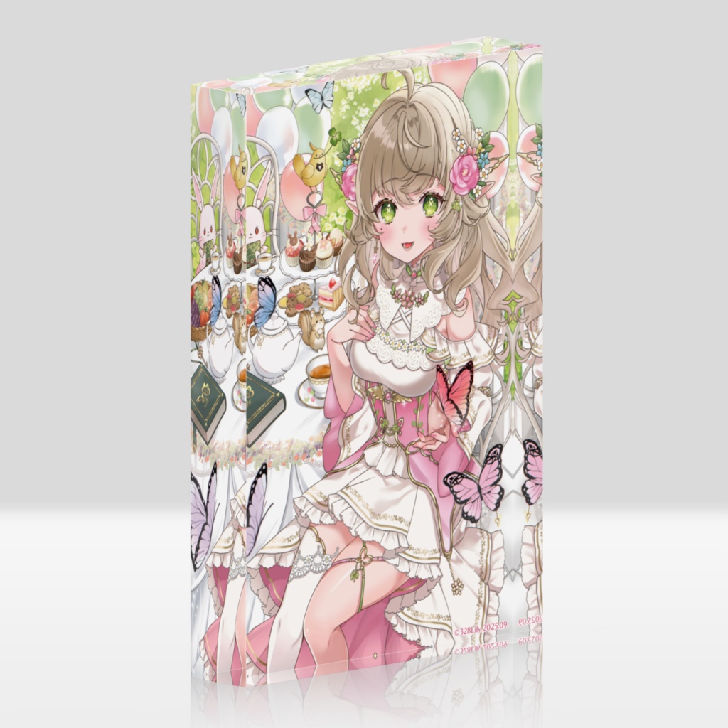 【三葉リリィ】アクリルブロック《ハフアニ 記念》